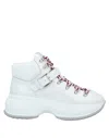 Hogan Buckled Leather High-top Sneaker In White