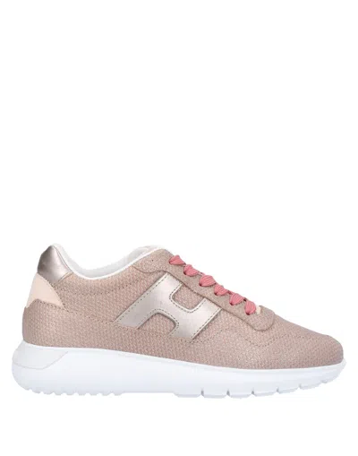 Hogan Sneakers In Light Brown