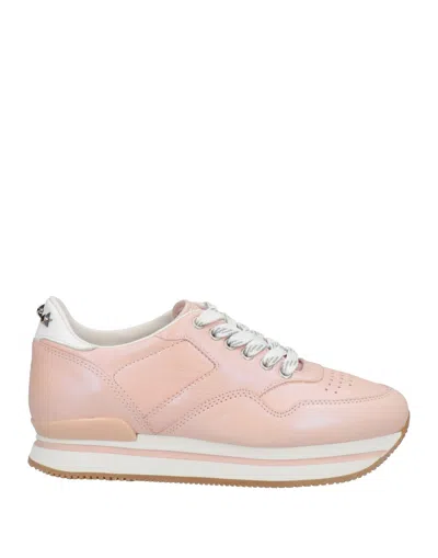 Hogan Woman Sneakers Light Pink Size 6.5 Soft Leather