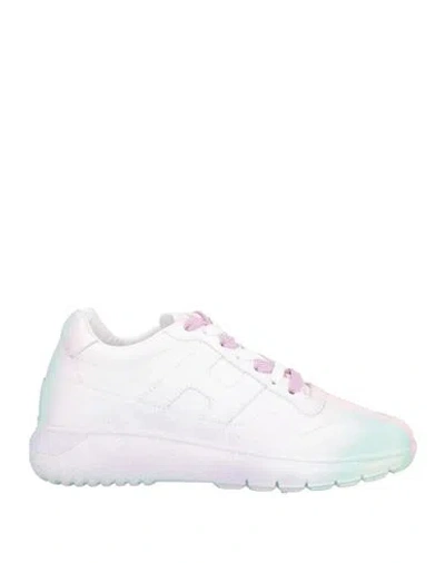 Hogan Woman Sneakers Light Pink Size 8 Leather