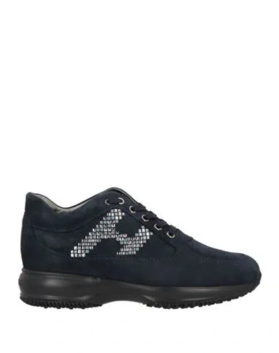 Hogan Sneakers In Navy Blue