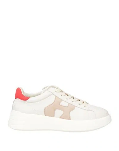 Hogan Woman Sneakers Off White Size 11 Leather