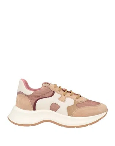 Hogan Colour-block Sneakers In White