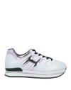 Hogan Woman Sneakers Pink Size 4.5 Soft Leather, Rubber In Pink
