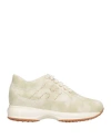 Hogan Woman Sneakers Sage Green Size 9.5 Soft Leather In Sage Green