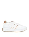 Hogan Smooth Leather Sneakers In White