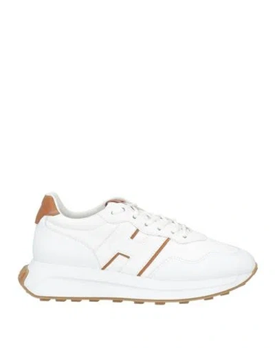 HOGAN HOGAN WOMAN SNEAKERS WHITE SIZE 5 LEATHER