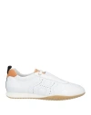 Hogan Woman Sneakers White Size 6 Leather In White