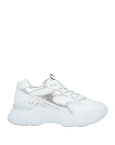 Hogan Woman Sneakers White Size 9 Soft Leather