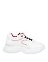 Hogan Woman Sneakers White Size 6.5 Leather