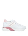 Hogan Woman Sneakers White Size 6.5 Leather In White