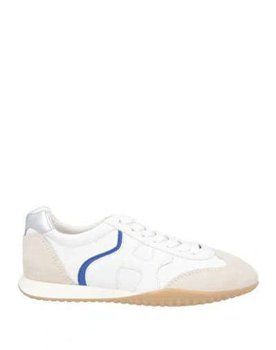 Hogan Woman Sneakers White Size 9 Leather