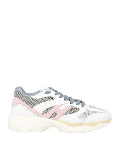 Hogan Panelled Low-top Sneakers In White