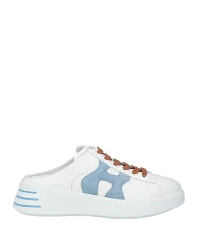 Hogan Woman Sneakers White Size 7 Leather