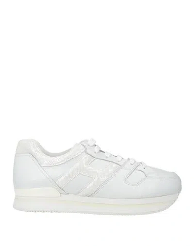 Hogan Woman Sneakers White Size 7 Leather
