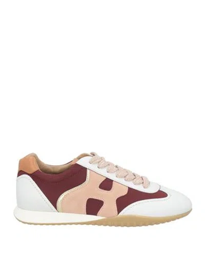 Hogan Woman Sneakers White Size 7.5 Leather