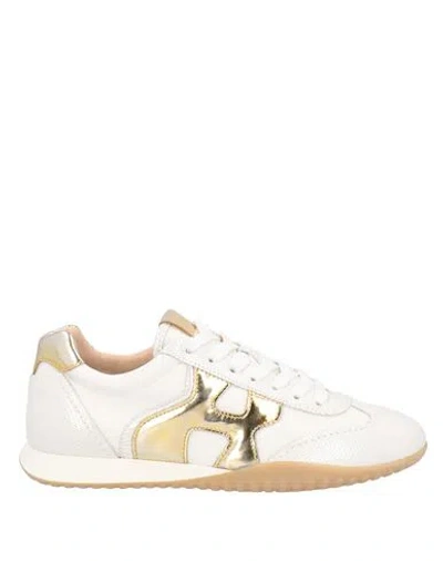 Hogan Woman Sneakers White Size 7.5 Leather
