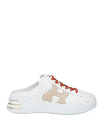 Hogan Woman Sneakers White Size 7.5 Leather