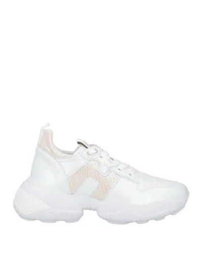 Hogan Woman Sneakers White Size 7.5 Leather