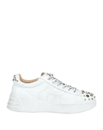 Hogan Woman Sneakers White Size 6.5 Leather