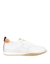 Hogan Woman Sneakers White Size 6 Leather In White