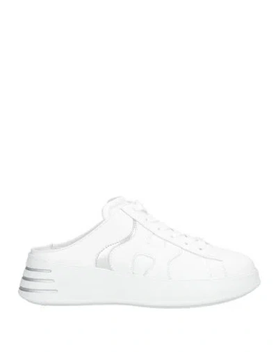 Hogan Woman Sneakers White Size 8 Leather