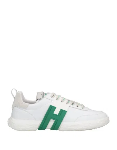 HOGAN HOGAN WOMAN SNEAKERS WHITE SIZE 8 LEATHER