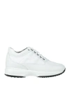 Hogan Woman Sneakers White Size 8 Leather
