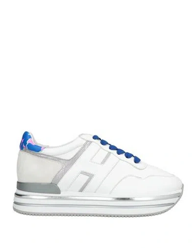 Hogan Woman Sneakers White Size 8 Soft Leather