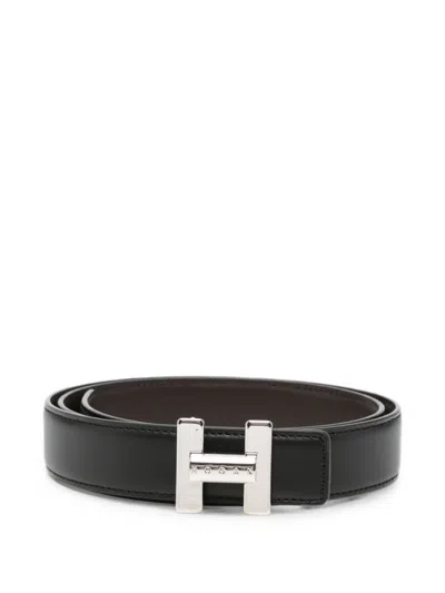 Hogan Women Black Solid Formal Belt