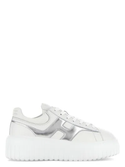 HOGAN WOMEN'S H-STRIPES LEATHER SNEAKERS
