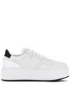 Hogan Platform Skyscraper Sneakers With In White