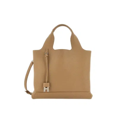 Hogan Women Handbags  - H01r Small Shopping - Beige In Sand