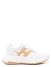Hogan H669 Leather Sneakers With Oversize Sole In White
