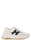 Shop Hogan Women's Hi-fi Trainers With Side H Sneaker In White,black
