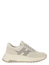 Hogan Chunky Sole Sneakers With Textured Outsole In White