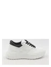 Hogan Low-top H-stripes Leather Sneakers In White