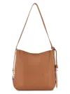 Hogan Women's Hobo Bag Hocket Medium In Leather Brown