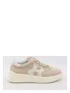 Hogan Rebel Suede High-top Trainers In Beige