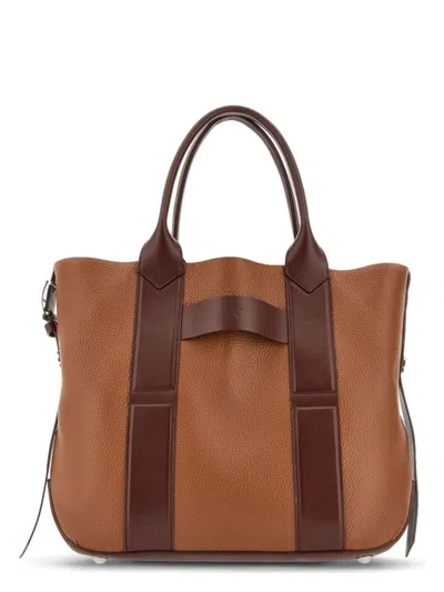 HOGAN WOMEN'S HOGAN SCRIPT MEDIUM LEATHER HANDBAG