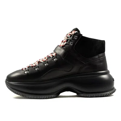 HOGAN WOMEN'S MAXI I ACTIVE ANKLES BOOTS IN BLACK