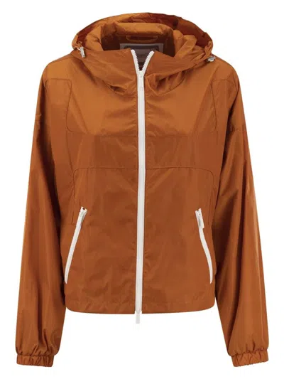 HOGAN WOMEN'S SHORT HOODED WINDBREAKER