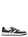 Hogan H630 Sneakers With Rubber Sole And Perforated Detailing In Multicolour