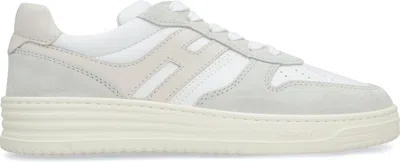 Hogan Sneakers H630 In Silver,ivory