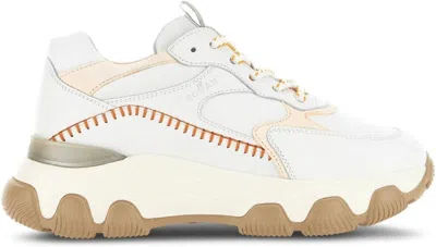Hogan Women's Sneakers Hyperactive In White,orange