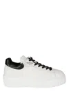 Hogan H-stripes Low-top Platform Sneakers In White