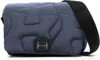 Hogan Women's Tracolla Patta Imbottito In U809(blu Petrolio) B999(nero)