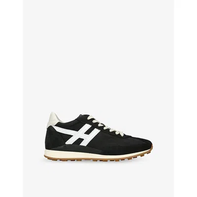 Hogan H699 Lace-up Fastening Sneakers In Black