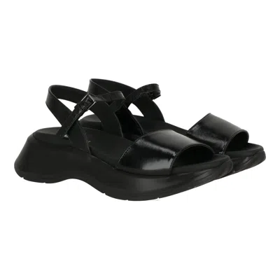 Hogan Womens Black Sandal