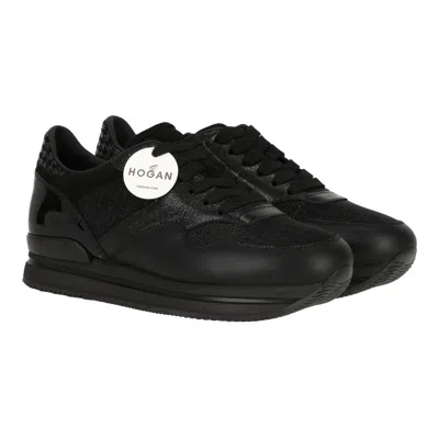 Hogan Womens Black/silver Sneaker
